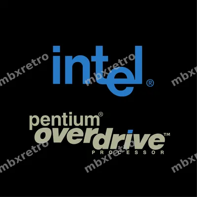 Intel Pentium mmx OverDrive black