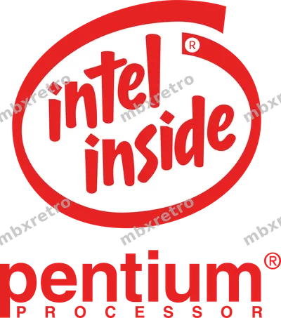 Intel Pentium processor red