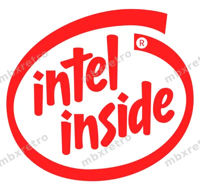 Intel Logo red