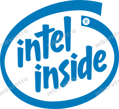 Intel Logo blue transparent